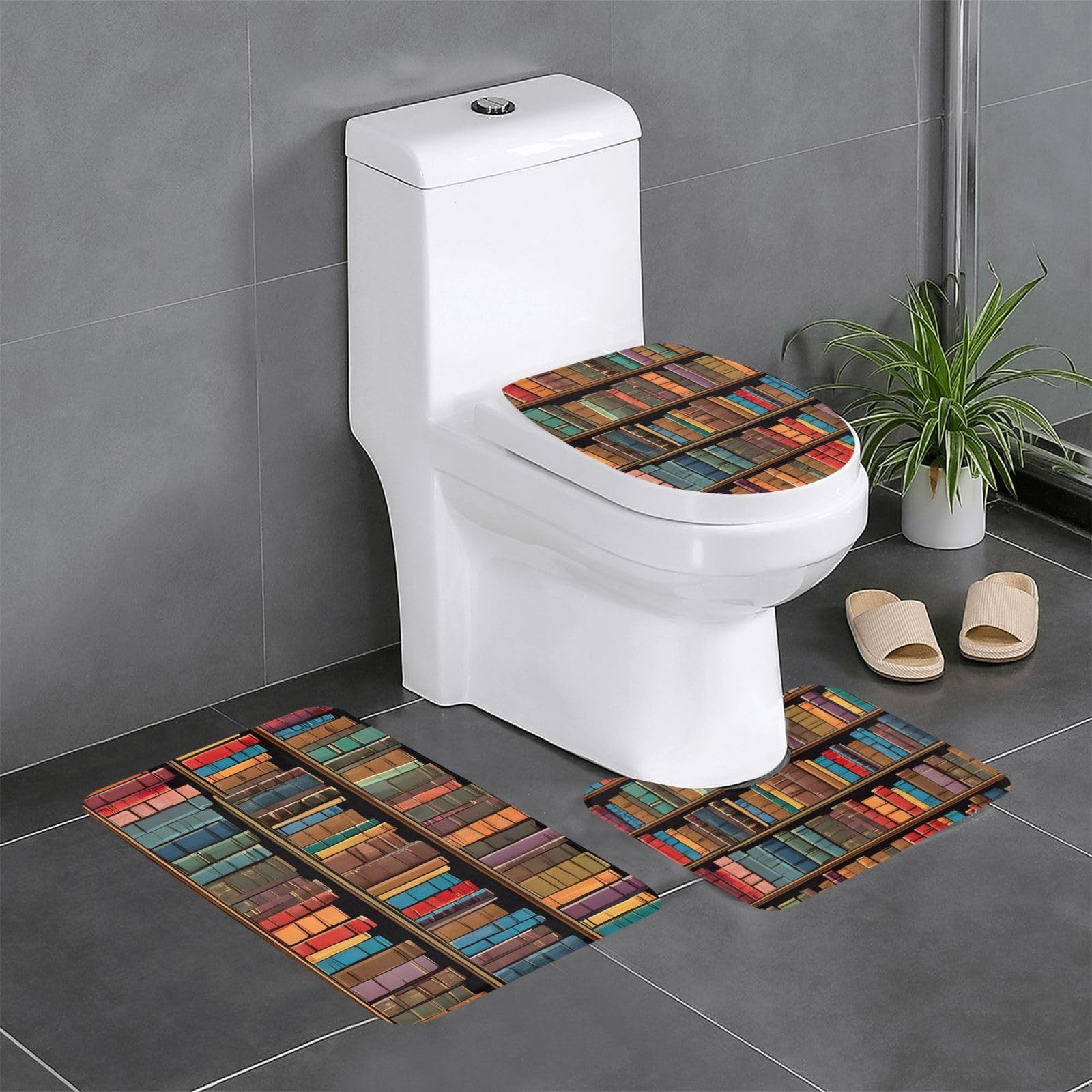 Tapis de salle de bain bibliothèque pour créer un coin lecture cosy et chaleureux