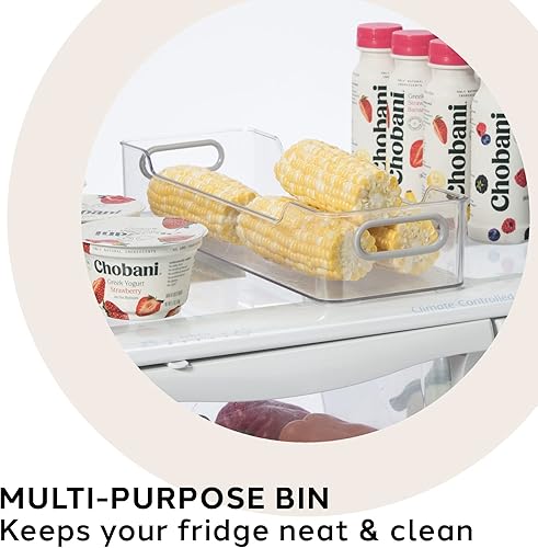 Miniatura 17 de Oggi Contenedor de almacenamiento de pared alto para gabinete/cajón (12 x 8.75 x 5 pulgadas) (paquete de 2)