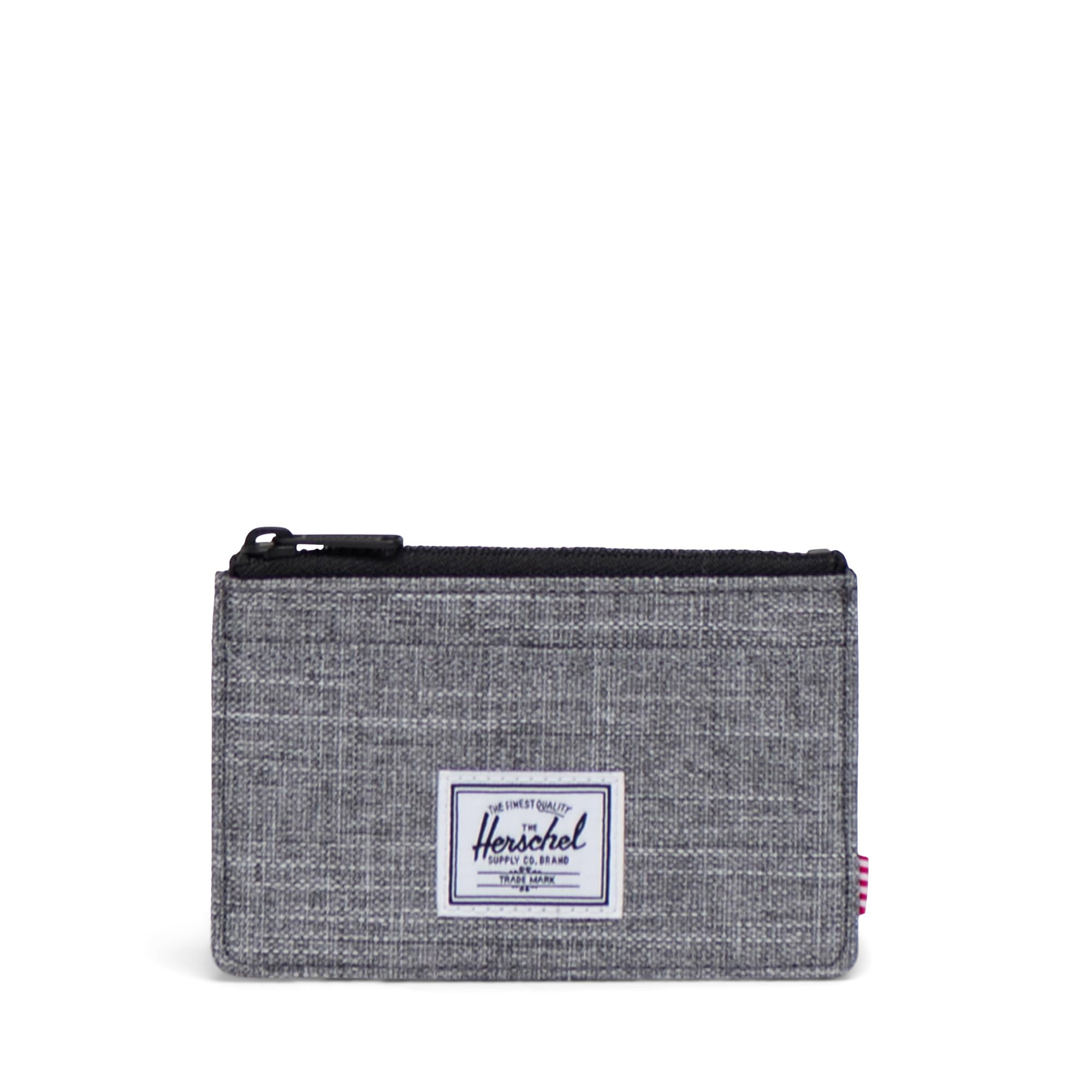 Herschel Supply Co. Oscar Cardholder Wallet, Raven Crosshatch, Standard
