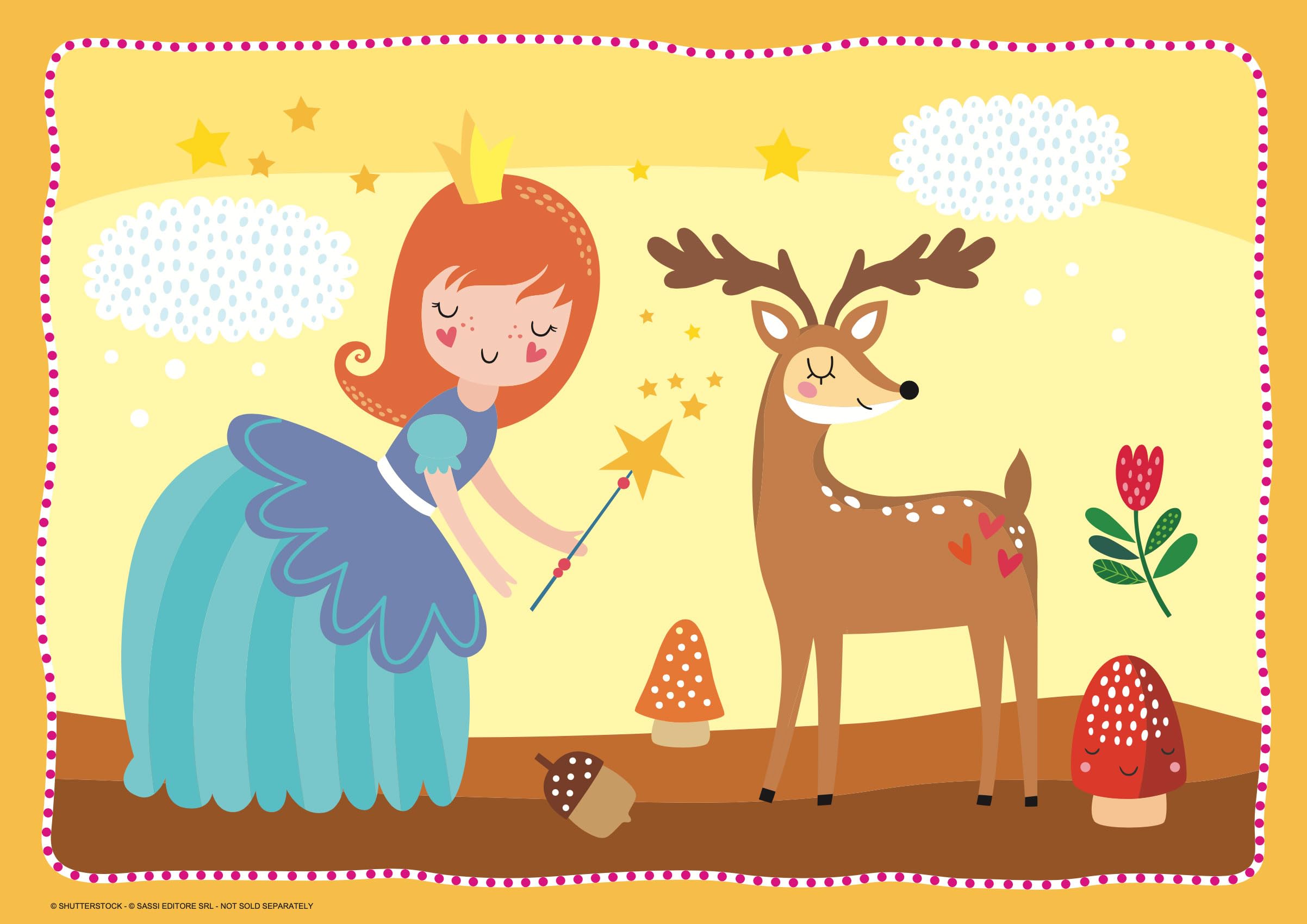 Le principesse. Mega box arts & crafts. Ediz. a colori. Con 4 fondali. Con 6 modelli 3D