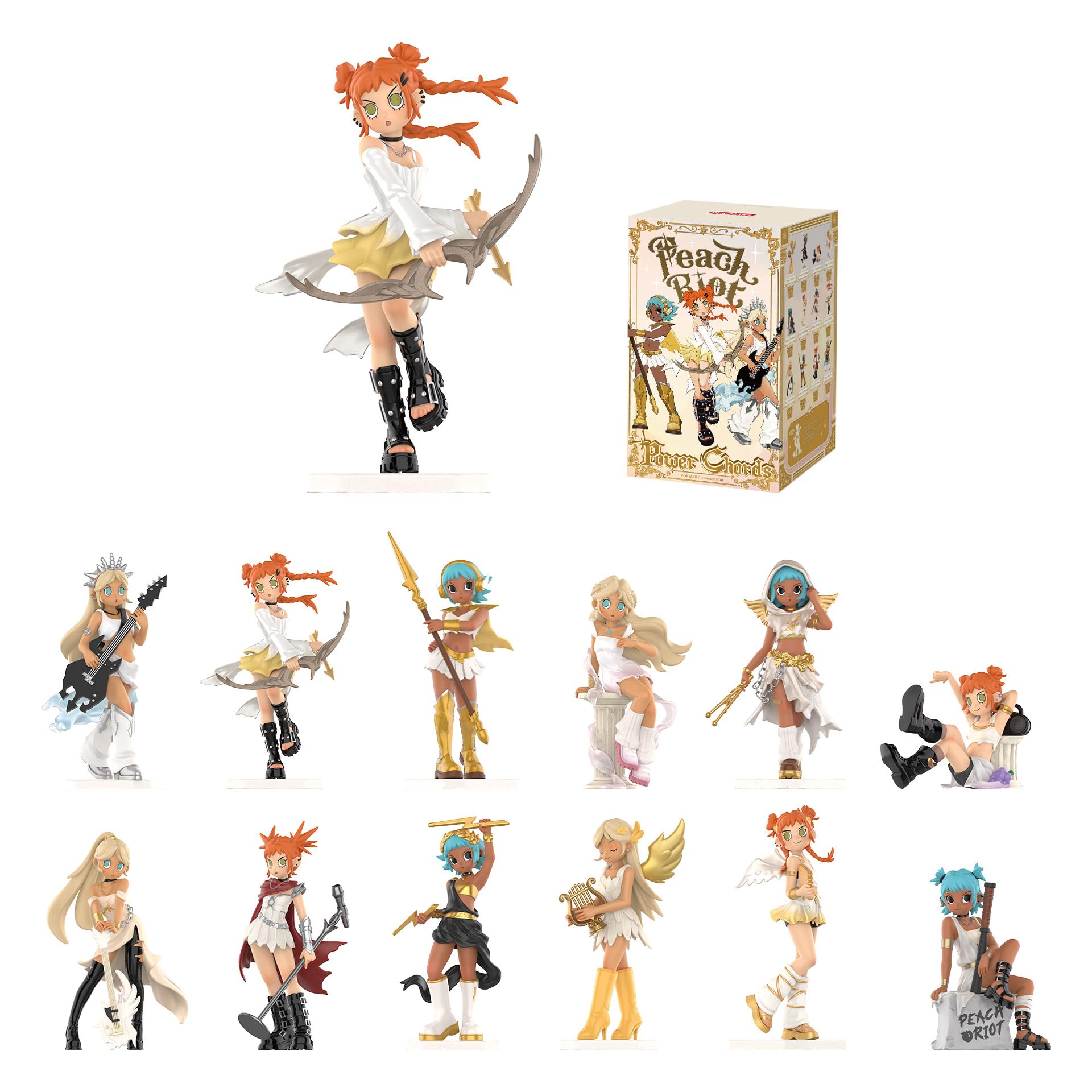 Amazon.com: POP MART Peach Riot Power Chords Series Blind Box