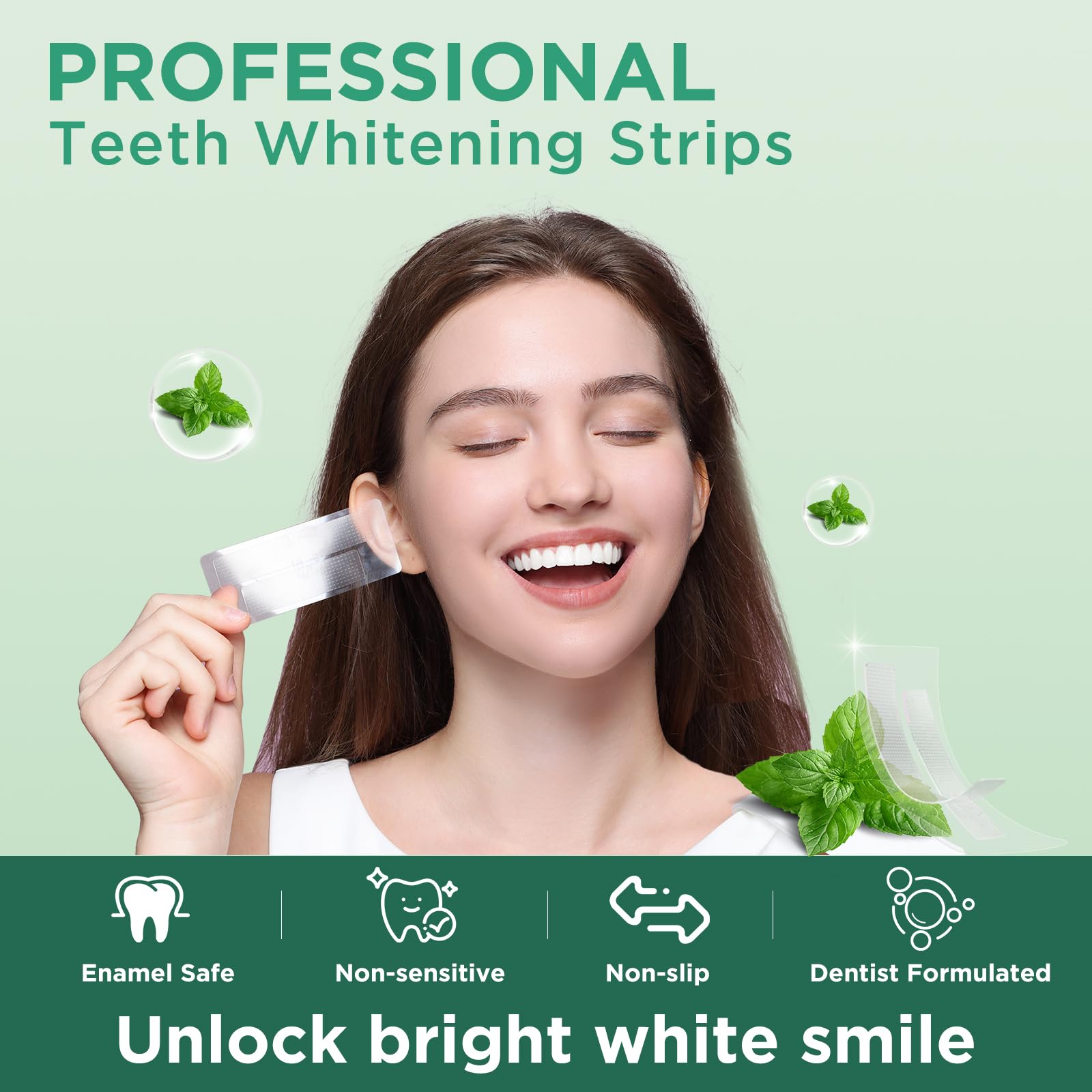 Teeth Whitening Strips for Teeth Sensitive - Professional Whitening Strips for Teeth at Home,36 Strips Teeth Whitening Kit
