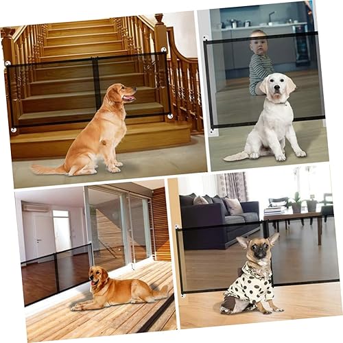 Miniatura 3 de 1 juego de recinto plegable para la casa estilo para proporcionar puertas de malla, ganchos de seguridad para mascotas, escaleras, gancho de