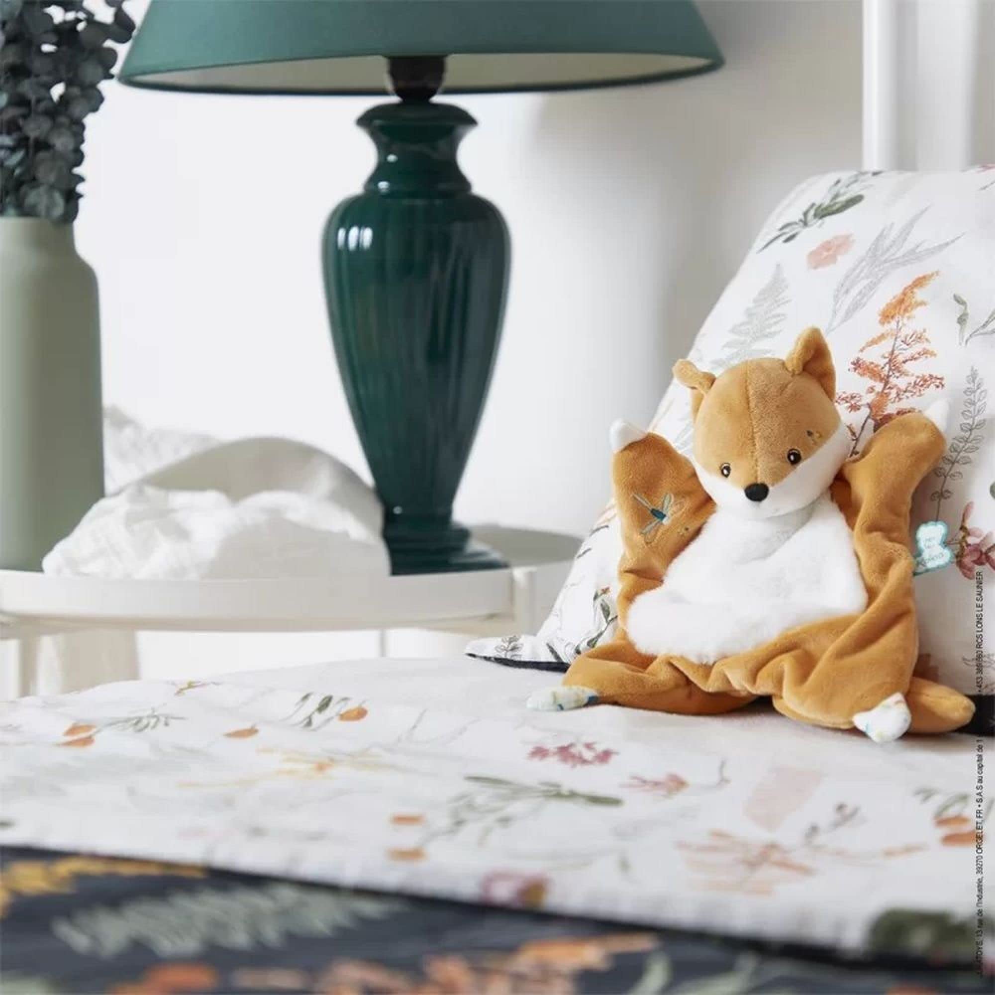 Kaloo FRIPONS - SQUARE DOUDOU FOX LEONARD - 20CM