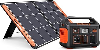 Jackery Solar Generator 500, 518WH Power Station with SolarSaga100W Solar Panel, Mobile Lithium Battery Pack for Holiday RV Camping, Outdoor Adventure, Emergency