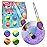 Baff Bombz Magic Brush, 4 x Bath Bombs, Magically Paint Your Bath Water, Creative Bath Toy for Children, Birthday Gifts for Boys & Girls, Pocket Money Toy, Moisturising Bath Fizzers
