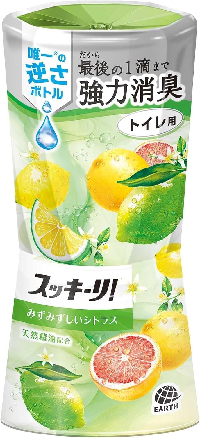 アース製薬 トイレのスッキーリ!Sukki-ri! プレミアムシトラスの香り 4…