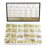 Vista 11 de Juego de 320 piezas M2 macho hembra hexagonales de latón separadores separadores tornillos tuercas Kit surtido de separadores de latón para placa