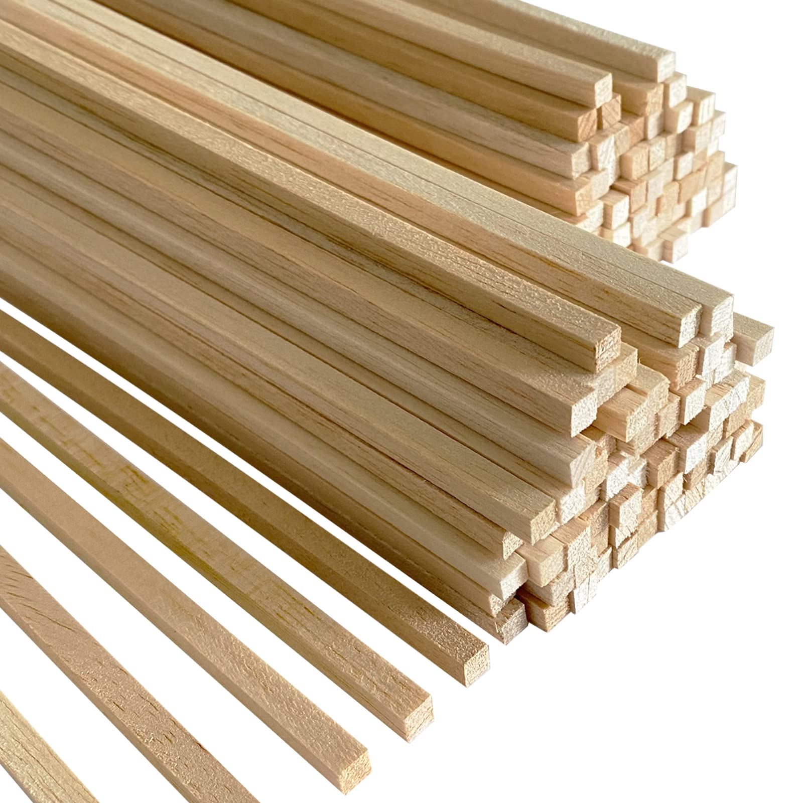 Buy MUXGOA Balsa Wood Sticks,100 Pcs 1/4 × 6 inch Balsa Wood Strips