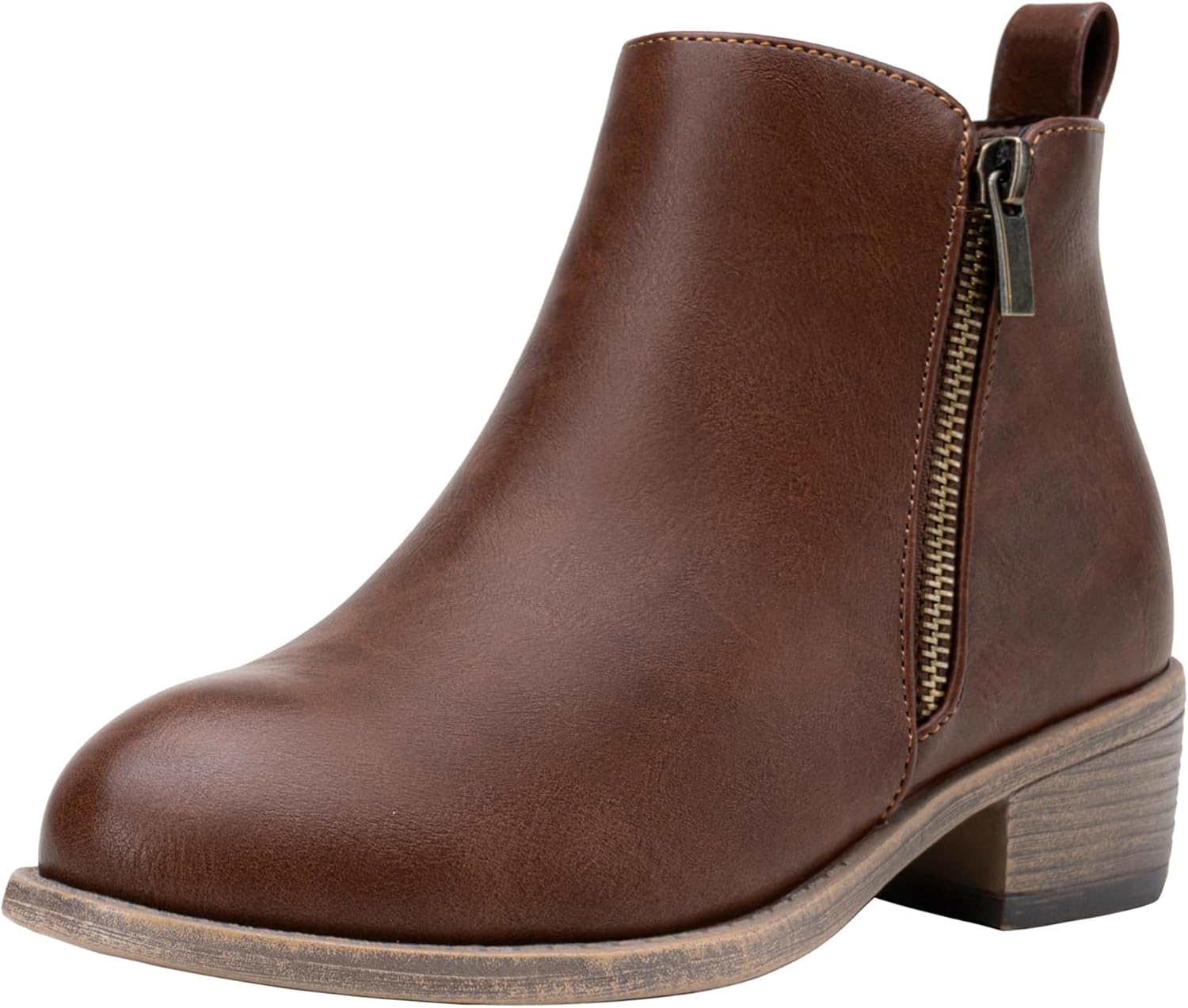 Jeossy Women's 905 Ankle Boots, Classic Low Heeled Short Booties, Casual Comfortable Boots with Wide Widths Available