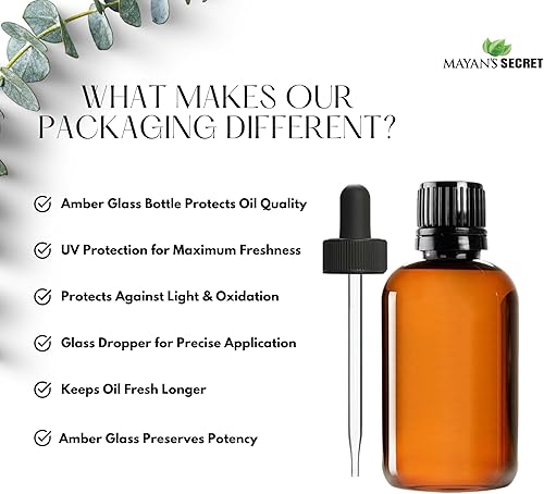 Miniatura 6 de Aceite de eucalipto Smithii orgánico certificado por USDA, el mejor aceite esencial de grado terapéutico, botella de vidrio grande de 4 onzas y