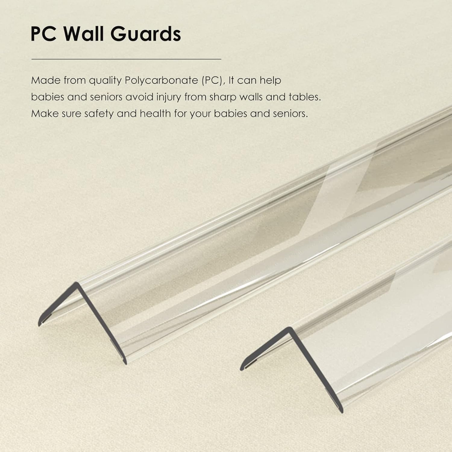 Protections d'angle auto-adhésives pour la sécurité des enfants - Protections d'angle murales pour salon et chambre à coucher - Durable et facile à installer