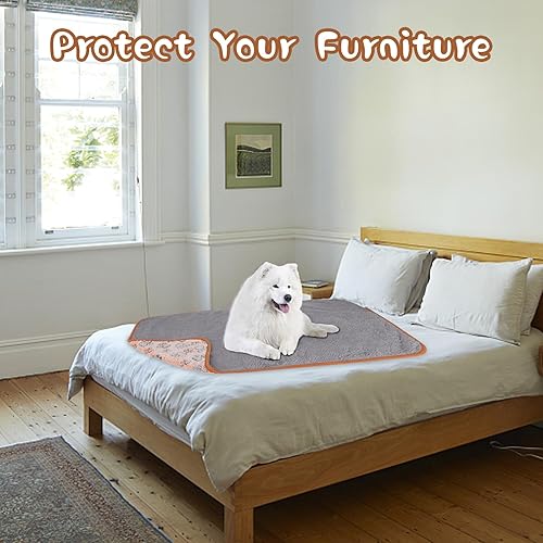Miniatura 5 de YUEPET Mantas impermeables para perros, paquete de 2 mantas lavables para perros para cama, sofá, protector de forro polar de franela para