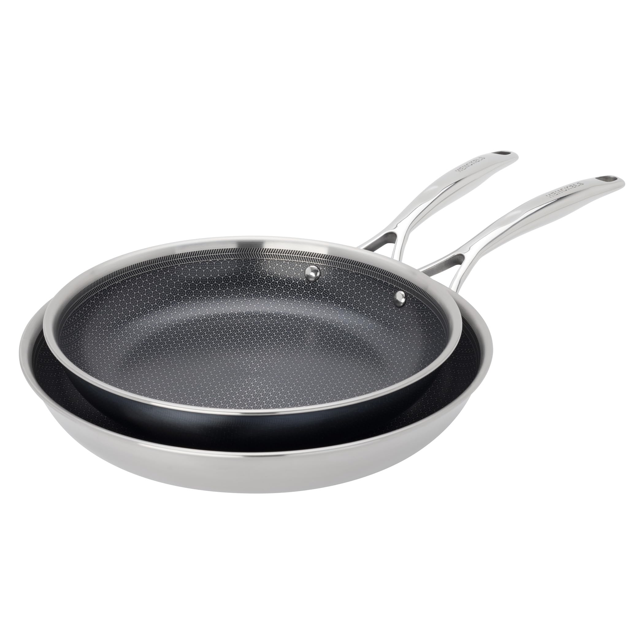 Amazon.com: Henckels Paradigm Stainless 2pc Fry Pan Set, Tri-Ply