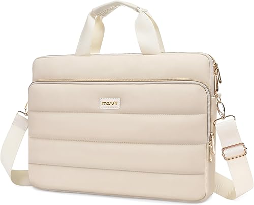 MOSISO Bolsa de hombro para laptop, de 15 a 15.6 pulgadas, compatible con MacBook Pro de 16 pulgadas, HP, Dell, Lenovo, Asus, funda horizontal de