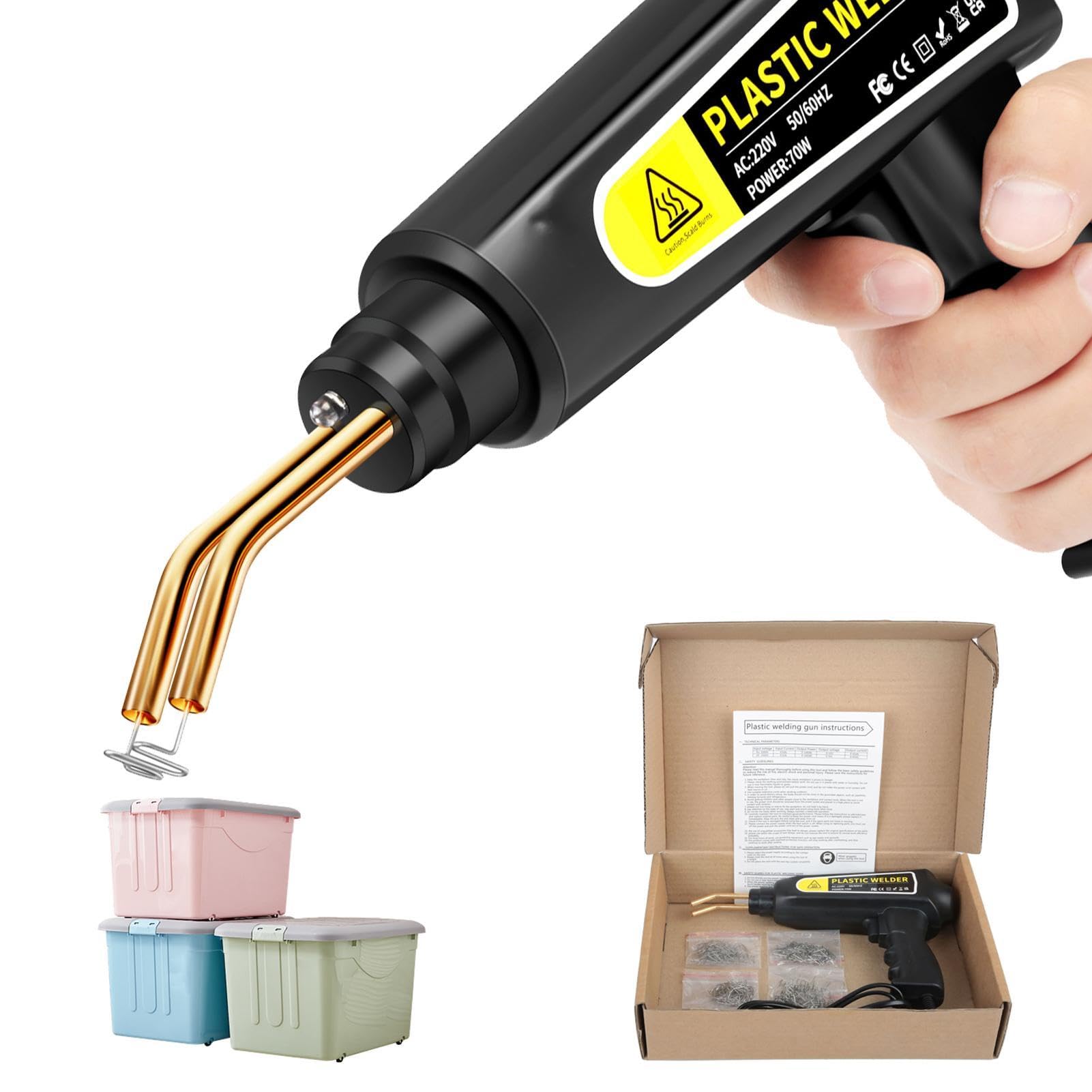 Kit de soudage de voiture avec 200 agrafes pour réparation de pare-chocs SUV