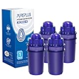PUREPLUS JFC900Z Pitcher Water Filter Replacement for Pur PPF900Z, PPF951K, PPT700W, CR-1100C, DS-1800Z, CR-6000C, PPT711W, PPT711, PPT710W, PPT111W, PPT111R Pitchers and Dispensers, 4PACK