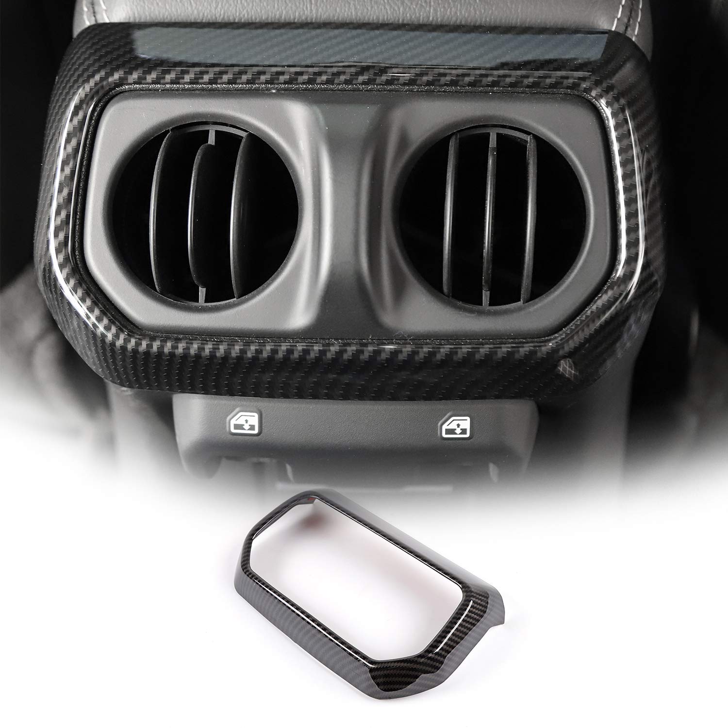 Buy JeCar Rear Back Seat AC Vent Decor AirConditioner Vent Frame Cover