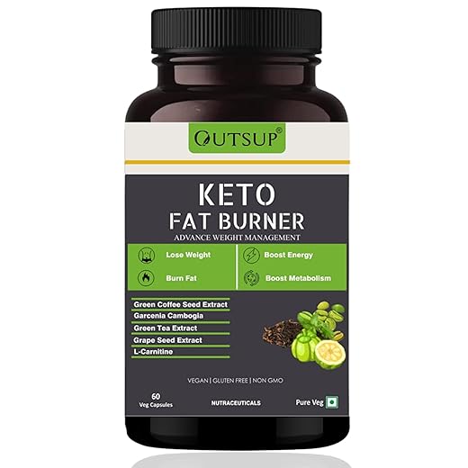 Outsup Keto Fat Burner 60 Caps for Weight Loss