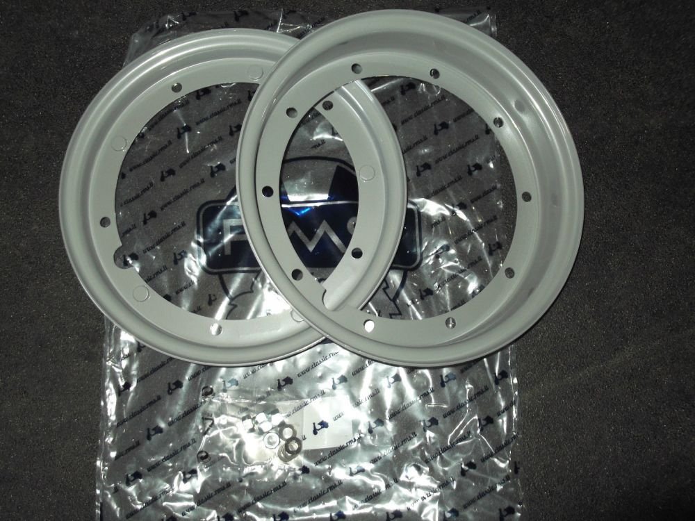 Ruota a 5 Fori per Piaggio Vespa 50-Special-EleStart-FL2-N-HP-PK-Sprint, 26 Pollici, Plastica, Compatibile con Moto da Strada