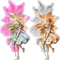 Vista 18 de Angel Baby - Moldes de silicona para decoración de pasteles, decoración de cupcakes, pasta de chicle de chocolate, juego de 4