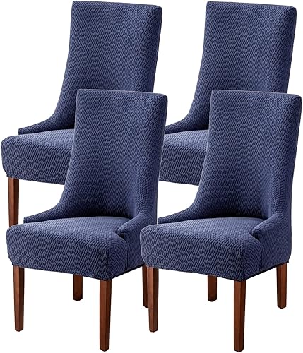 XUANZYANG Fundas elásticas diagonales para sillas con respaldo de ala, funda protectora reutilizable para silla de brazo, fundas protectoras para