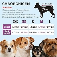 Vista 4 de CHBORCHICEN Suéteres clásicos para perros, prendas de punto de cuello alto para invierno, ropa cálida para cachorros, lindo suéter de fresa y Rojo1