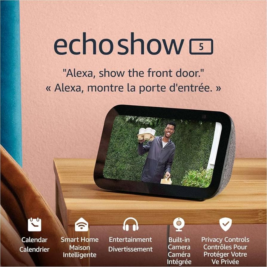 Amazon Echo Show 5 第3世代　RingIndoorCamセット Amazon.co.jp: 【セット買い】Echo Show 5 (第3世代) チャコール +