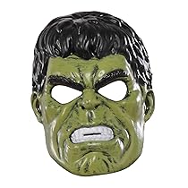 Rubie’s The Marvel Avengers Hulk Deluxe-Maschera per bambini ragazzi, Verde, Taglia unica, 39215NS Carnevale