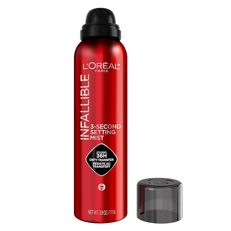 Bruma Fixadora de Maquiagem L'Oreal Paris Infallible XL, Névoa Microfina, Transparente, 115 mL