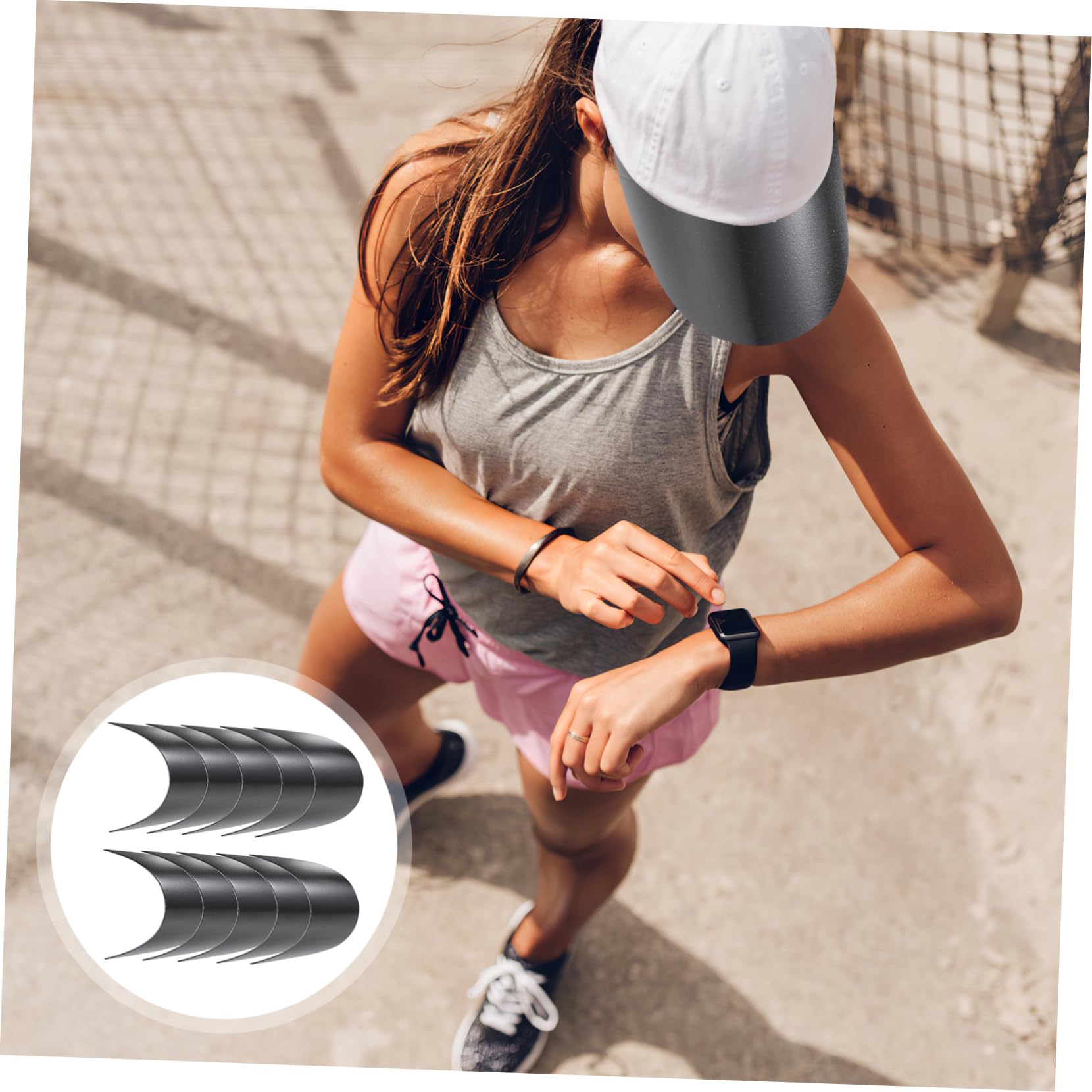 Visiera a Berretto Con Visiera Berretto Antiurto Cappelli Da Uomo Per La Protezione Solare Berretti Parà Cappello Di Protezione Solare Cappello Da Sole Regolabile Bianca