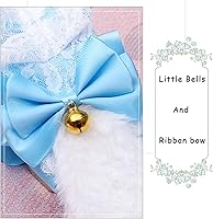 Vista 6 de Faylay Cosplay Girl - Diadema de peluche con orejas de conejo, accesorio para la cabeza