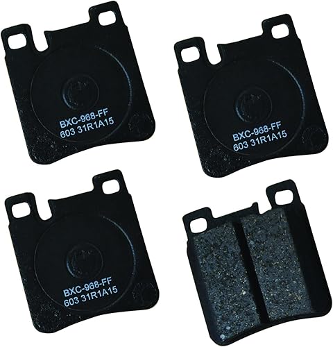 Miniatura 151 de Bendix Pastillas de freno traseras de cerámica Premium SBC1100 para Nissan Frontier 2024-2005, Xterra 2015-2005, Suzuki Equator 2012-2009