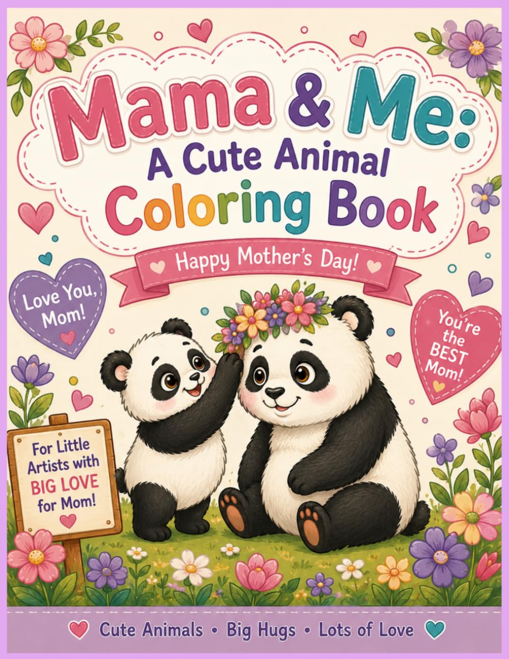MAMA & ME: A CUTE ANIMAL COLORING BOOK