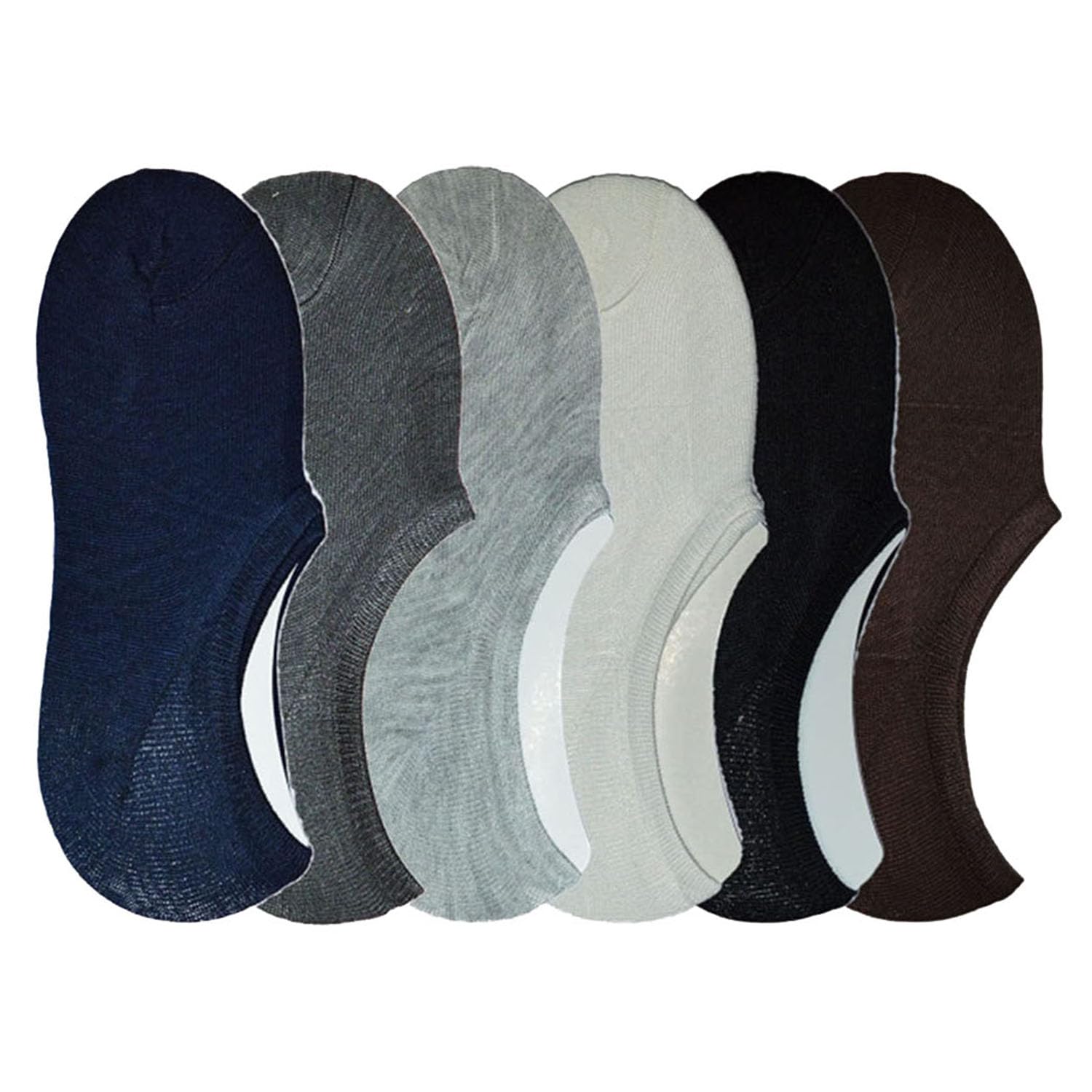 tendsy No Show Socks for Women & Men, Pack of 6, Premium Low Cut Invisible Loafer Socks, Cotton, Soft Breathable Casual Ankle Socks for Shoes, Sneakers & Formal Office Wear-picture-44
