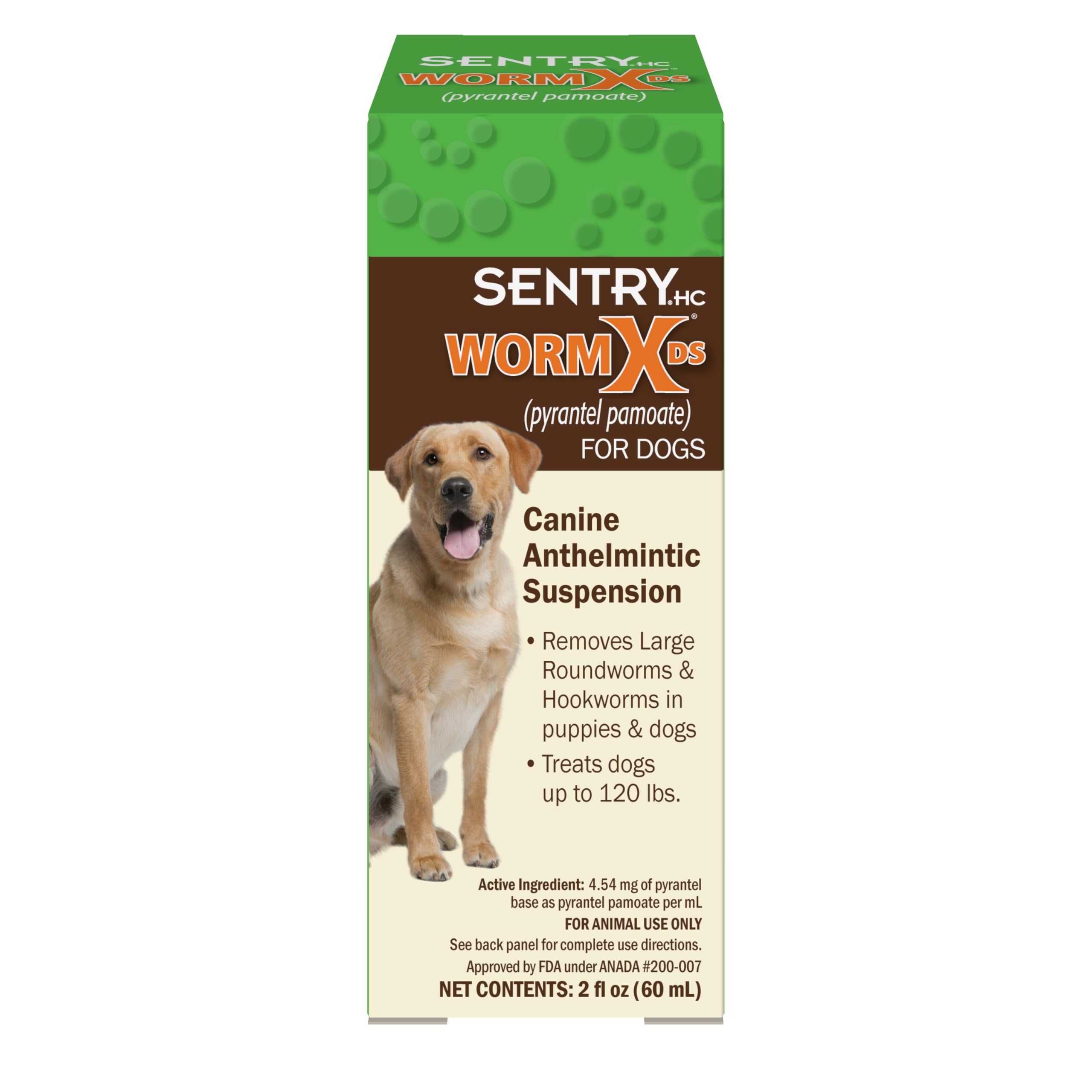 SERGEANTS PET CARE PROD - Dog De-Wormer, For Dogs Up to 120-Lbs., 2-oz.