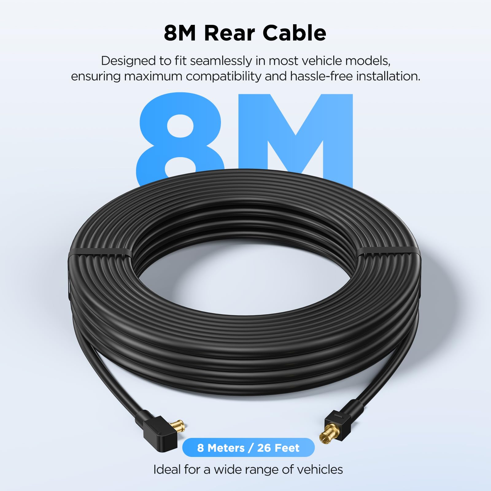 Amazon.com: VIOFO Rear Cable 26FT/8M for A329S Series Dash Camera