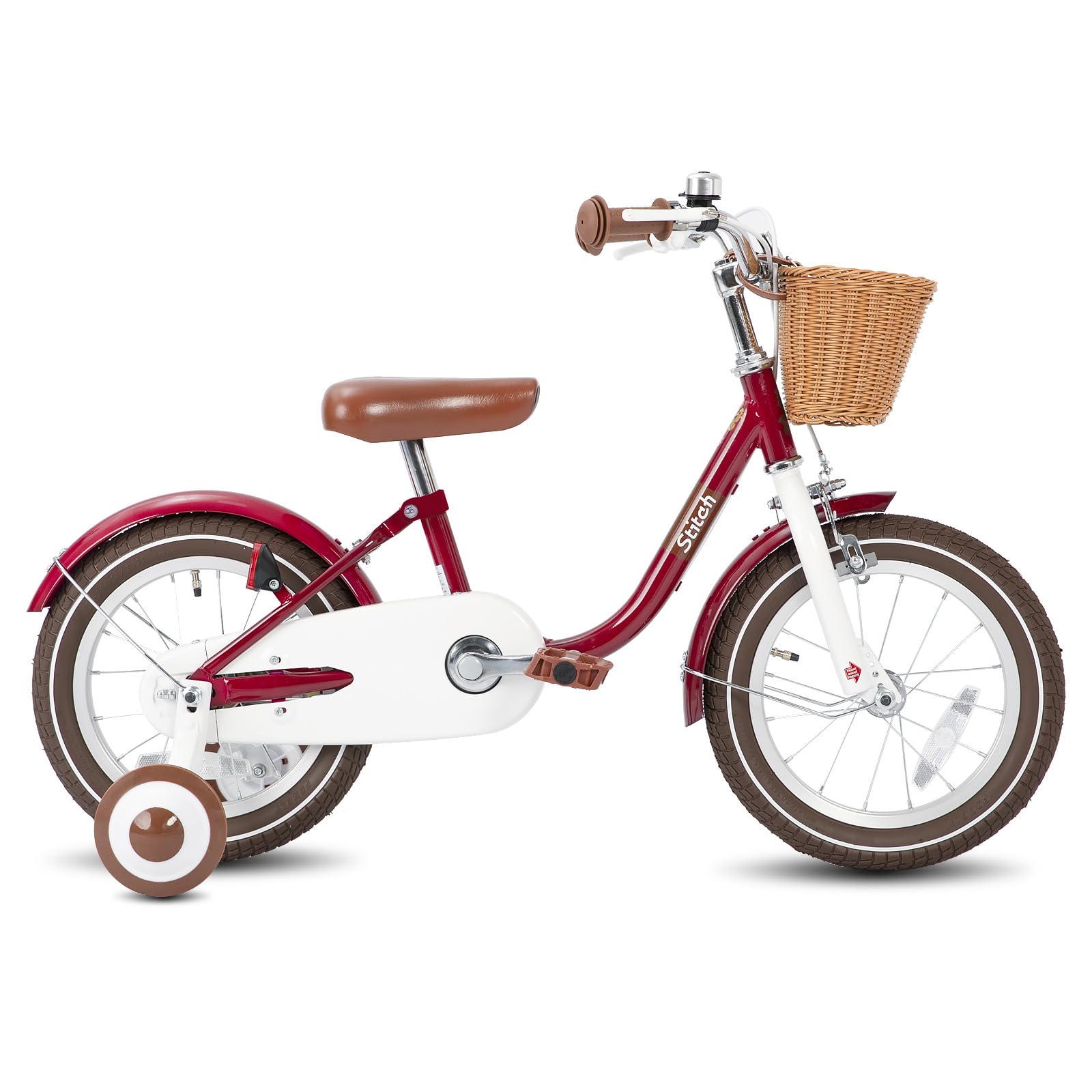 Amazon | JOYSTAR 子供用自転車 カゴ ベル 補助輪・コマ付き キッズ