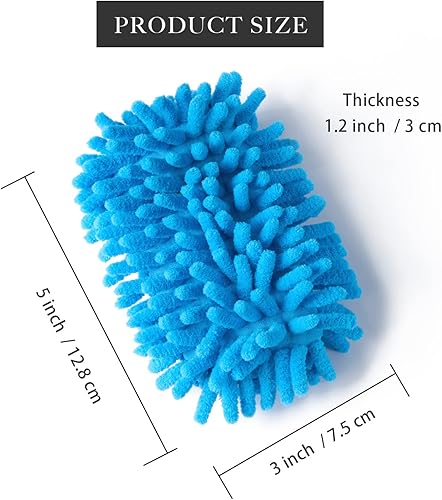 Miniatura 9 de 4 piezas de borrador de pizarra blanca de microfibra, lavable, borrador en seco para tiza, suministros para profesores de aula, hogar y oficina