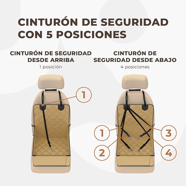 Foto 8 de 8 de WUGLO Asiento Coche Perros Extra Estable - Perros Pequeños hasta 12 kg