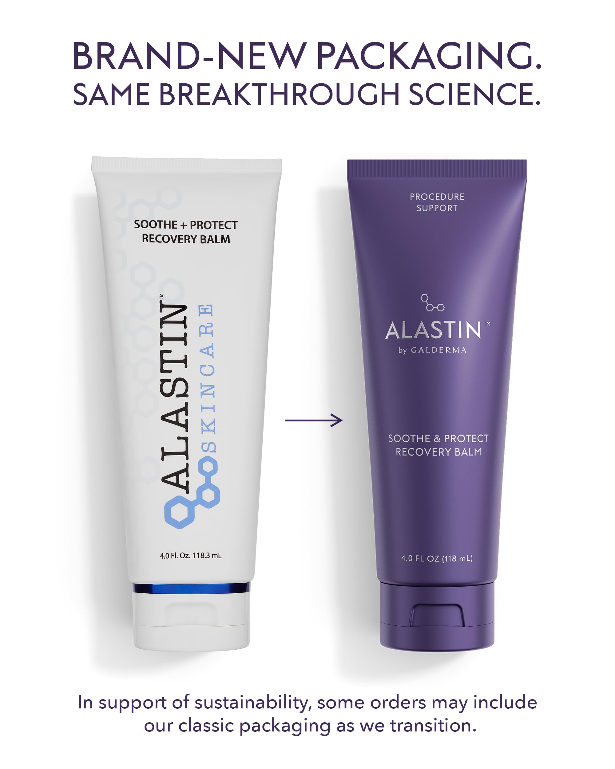 ALASTIN Skincare Soothe + Protect Recovery Balm (4 oz) | Post-Treatment Recovery Moisturizing Cream | Hydrating & Soothing Body Moisturizer