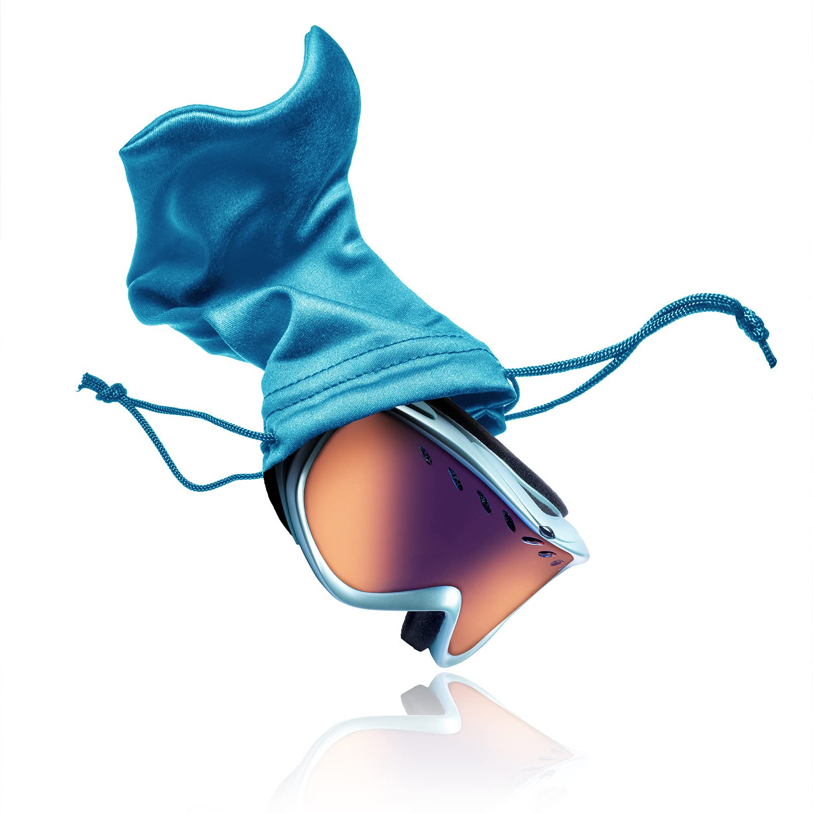 PATIKIL Sci Maschera Borsa Occhiali Custodia Maschera Morbida Coulisse per Occhiali Sole Vista Obiettivi Fotocamera