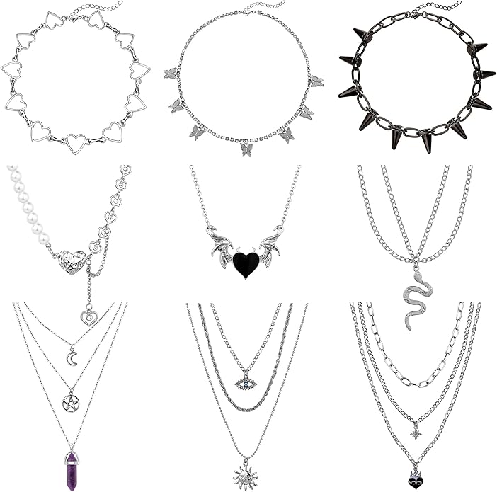 ☆Hei☆ sv925 circle layered necklace HE24SPNSG664XXFR MUSINSA公式 | HEI [sv925] circle layered necklace