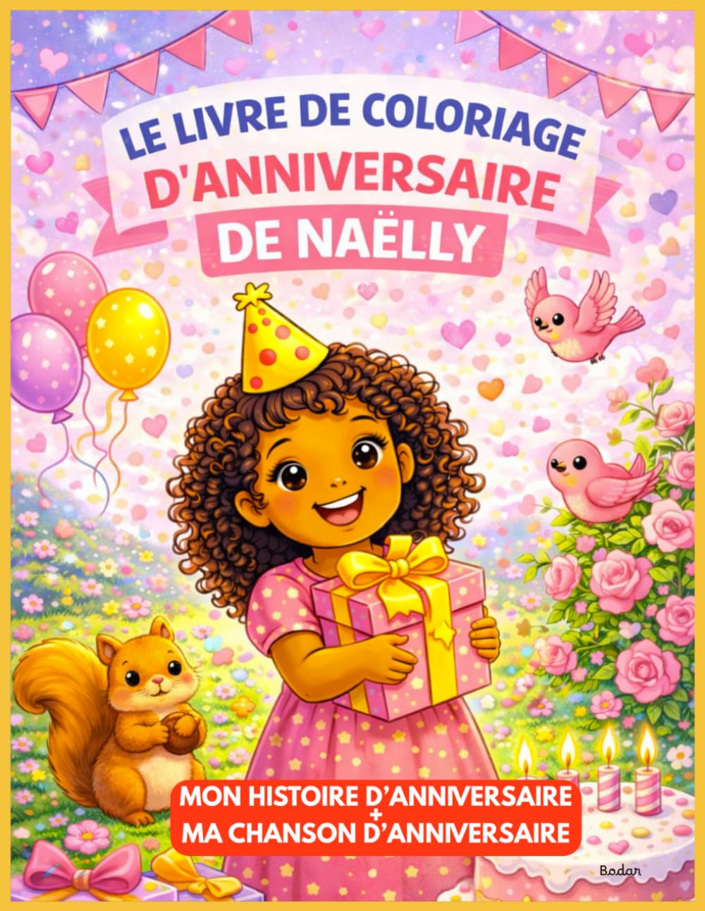 LE LIVRE DE COLORIAGE D'ANNIVERSAIRE DE NAËLLY