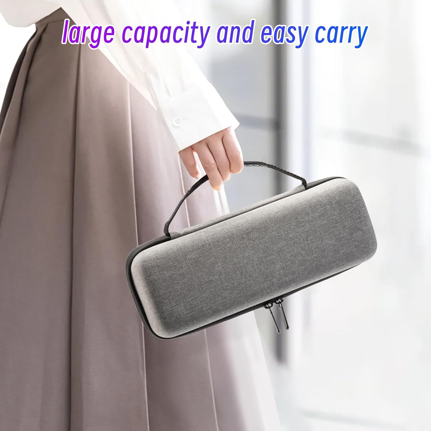 iDPRT Portable Printer Carrying Case,Compatible 890/HPTR 810/M832/,for Wireless Mobile Travel Printer Storage Holder Paper & USB Cable(Bag Only)