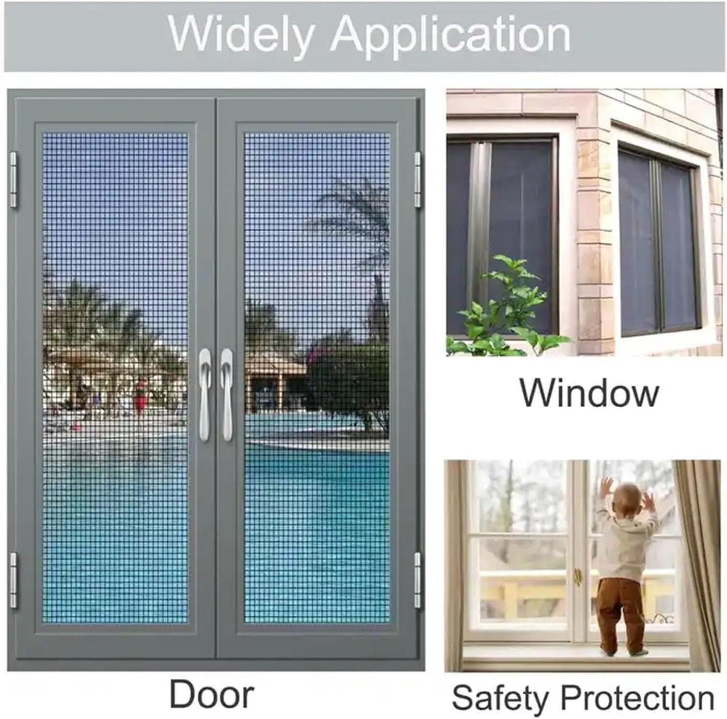 TsoLAY HSF Mosquitera, Malla de Alambre Tejida de Acero Inoxidable 304, fácil de Cortar para Puerta y Ventana (Size : 1.5x5m)