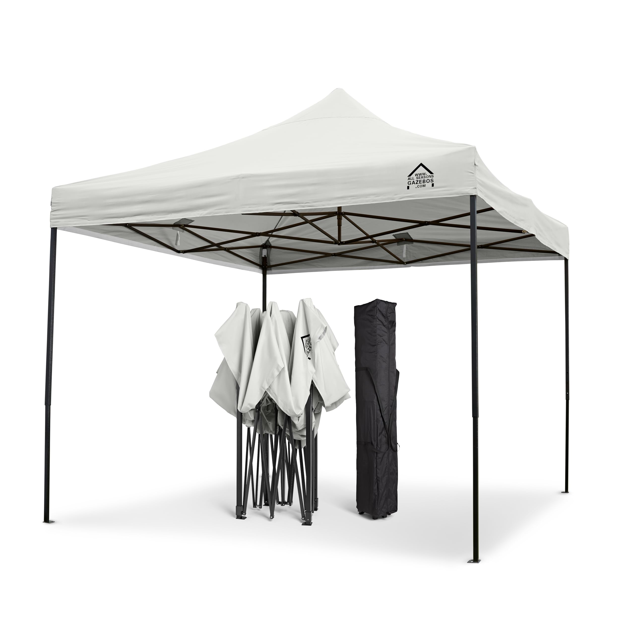 All Seasons Gazebos 3x3m Heavy Duty Fully Waterproof Pop up Gazebo With Accessory Pack - White โ image 1