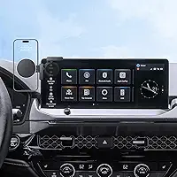BIXUAN Suporte magnético ajustável de 360° para tela híbrida 2023-2026 Honda Accord de 12,3 polegadas, compatível com a tela MagSafe para painel magnético de carro