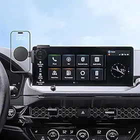 BIXUAN Suporte magnético ajustável de 360° para tela híbrida 2023-2026 Honda Accord de 12,3 polegadas, compatível com a tela MagSafe para painel magnético de carro