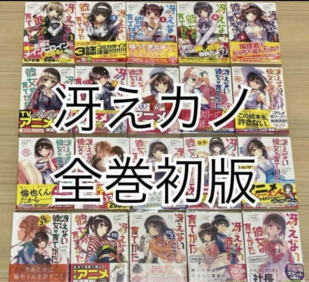 Amazon.co.jp: 小説 冴えない彼女の育てかた 全巻初版帯 : おもちゃ 